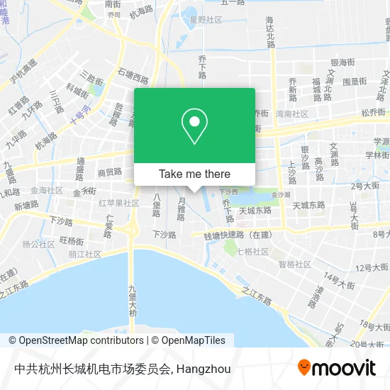 中共杭州长城机电市场委员会 map
