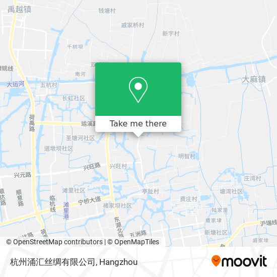 杭州涌汇丝绸有限公司 map