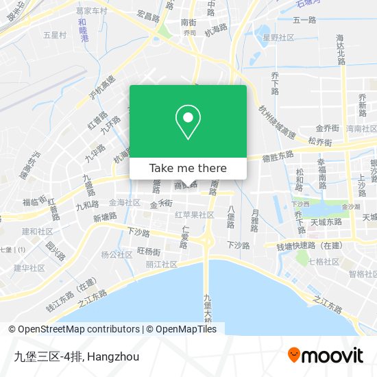 九堡三区-4排 map