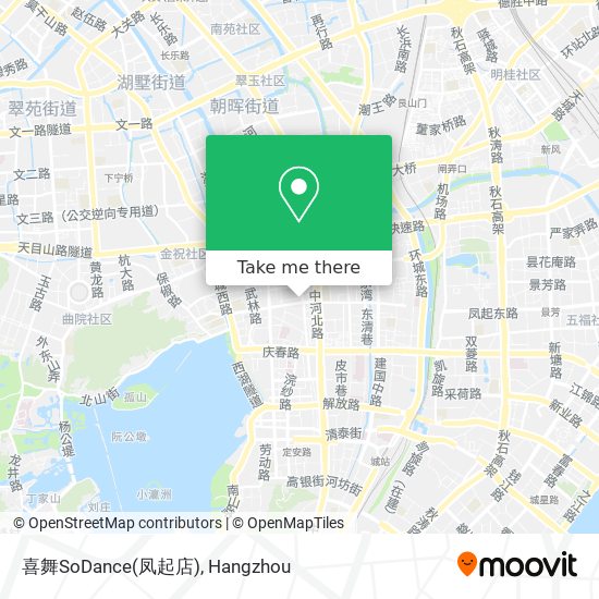 喜舞SoDance(凤起店) map