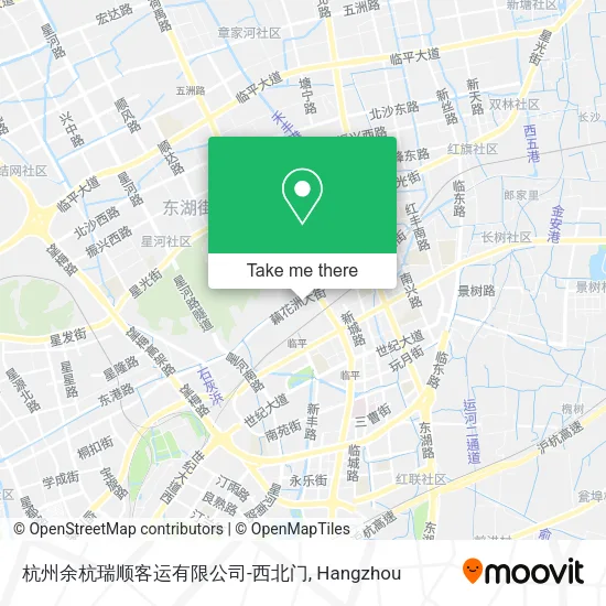 杭州余杭瑞顺客运有限公司-西北门 map