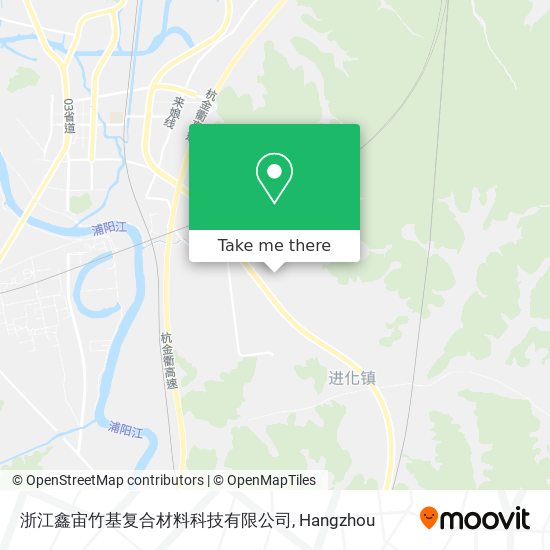 浙江鑫宙竹基复合材料科技有限公司 map