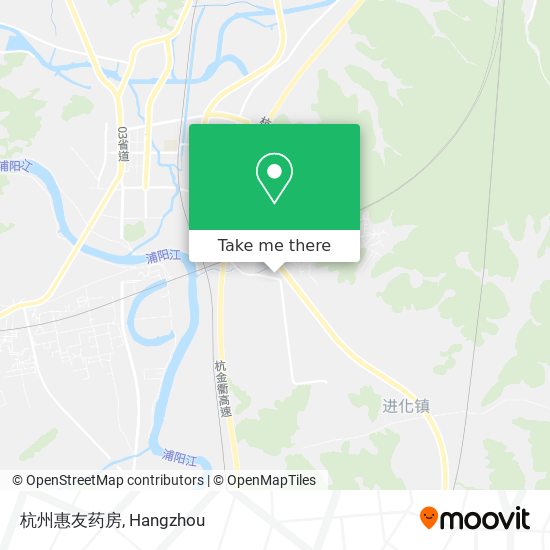 杭州惠友药房 map