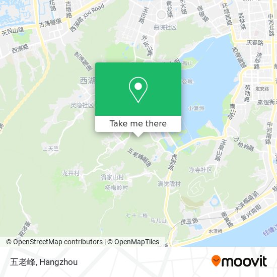 五老峰 map