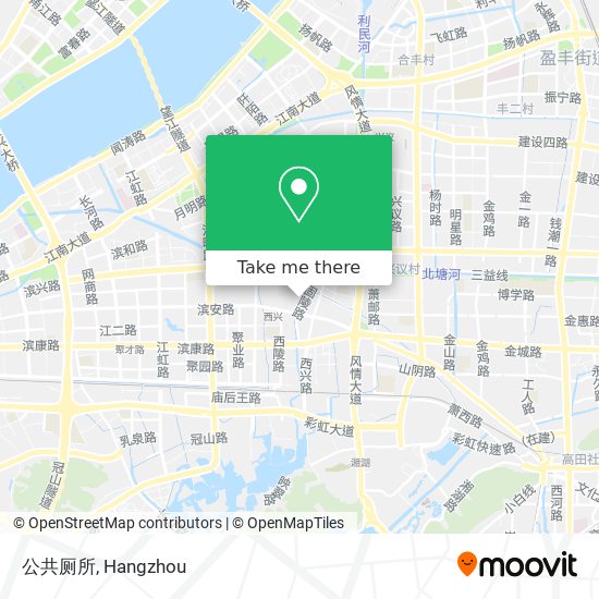 公共厕所 map
