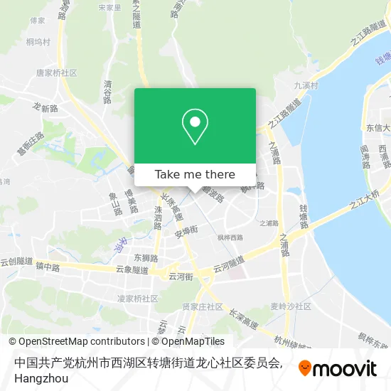 中国共产党杭州市西湖区转塘街道龙心社区委员会 map
