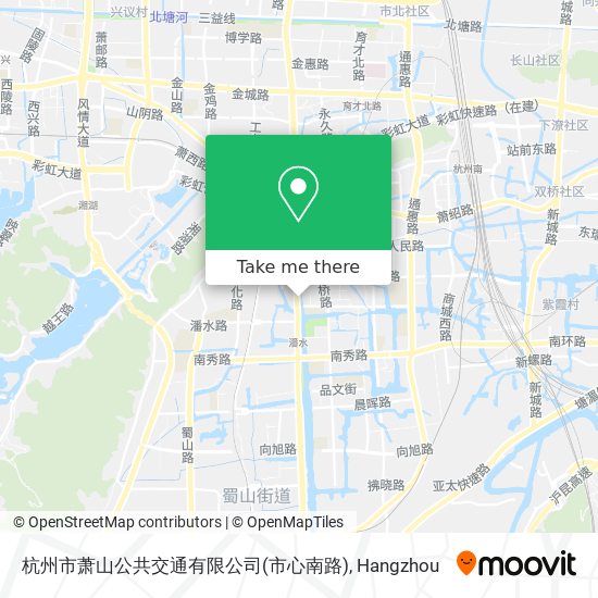 杭州市萧山公共交通有限公司(市心南路) map