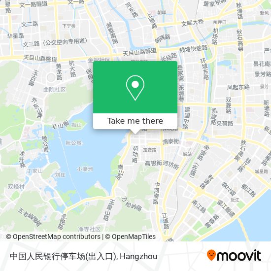 中国人民银行停车场(出入口) map