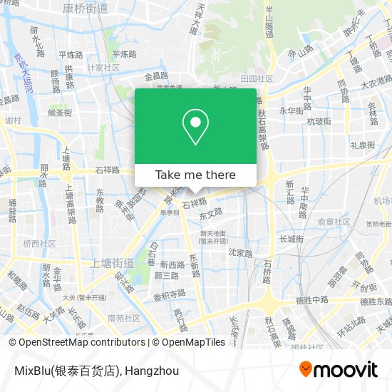 MixBlu(银泰百货店) map