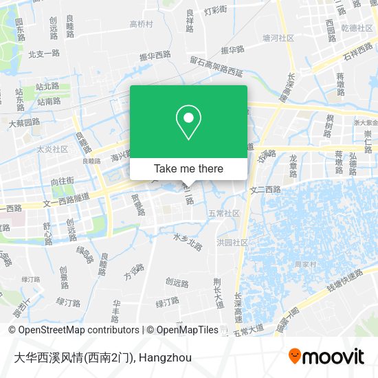 大华西溪风情(西南2门) map