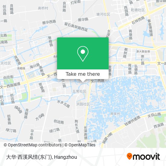 大华·西溪风情(东门) map
