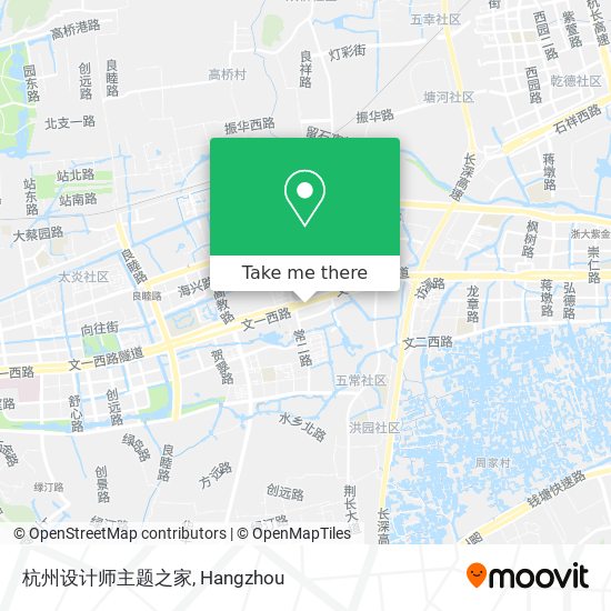 杭州设计师主题之家 map