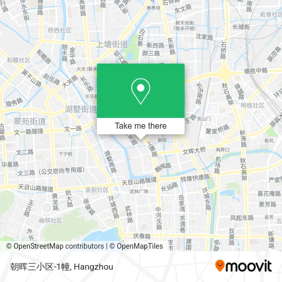 朝晖三小区-1幢 map