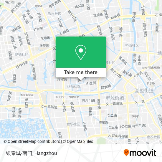 银泰城-南门 map