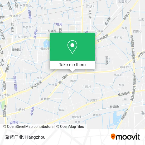 聚耀门业 map