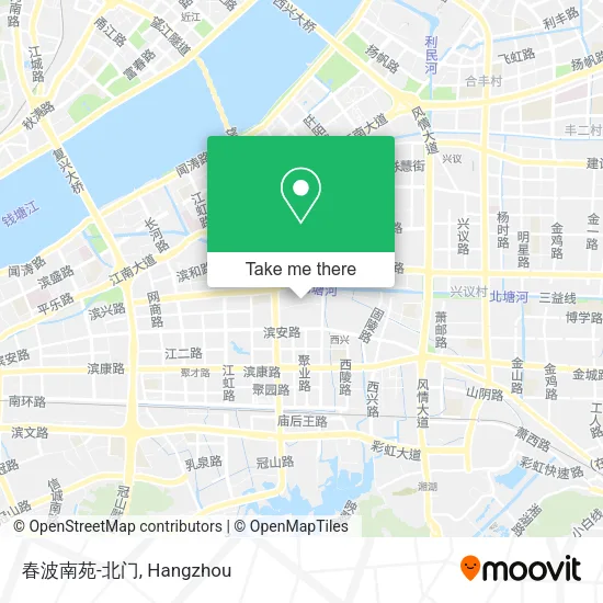 春波南苑-北门 map