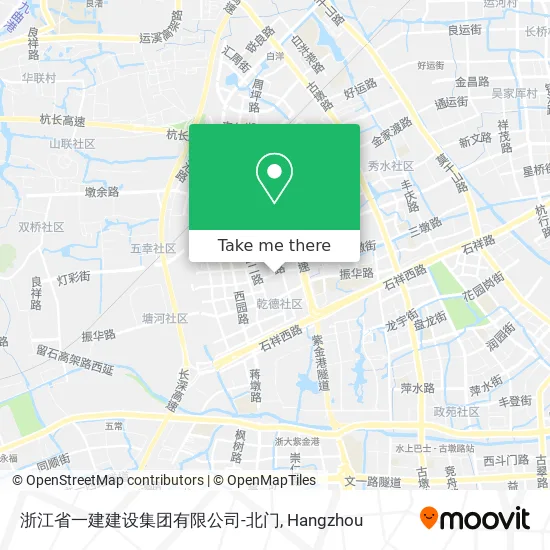 浙江省一建建设集团有限公司-北门 map