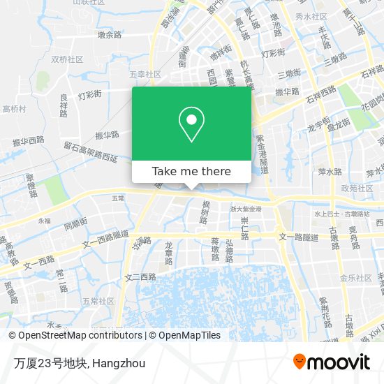 万厦23号地块 map