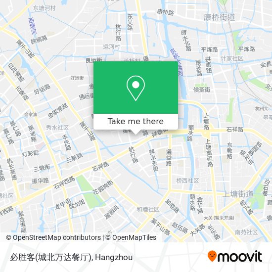 必胜客(城北万达餐厅) map