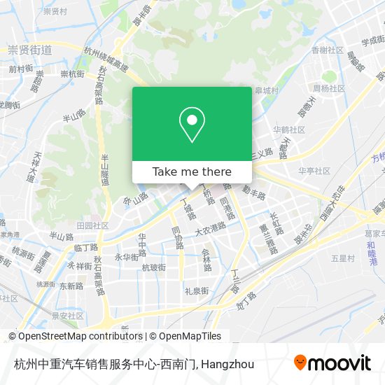 杭州中重汽车销售服务中心-西南门 map