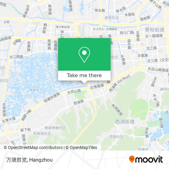万塘胜览 map