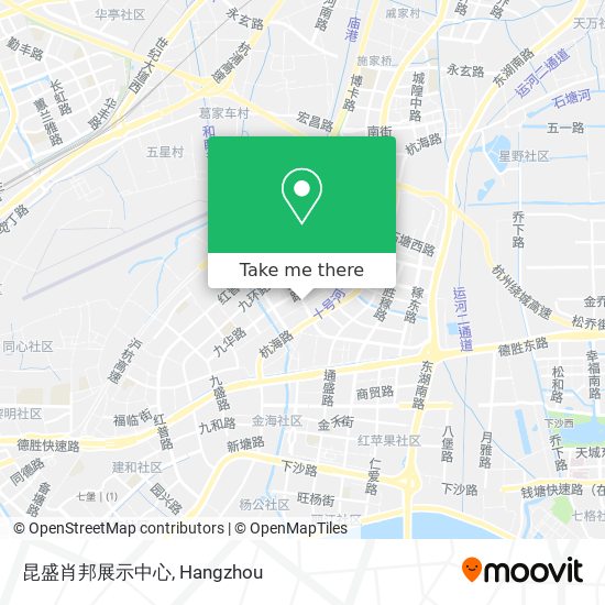 昆盛肖邦展示中心 map