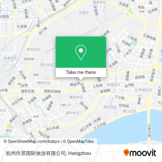 杭州尚景国际旅游有限公司 map