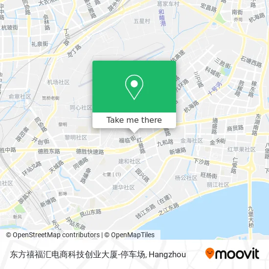 东方禧福汇电商科技创业大厦-停车场 map