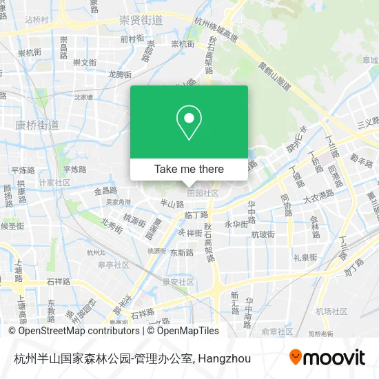 杭州半山国家森林公园-管理办公室 map