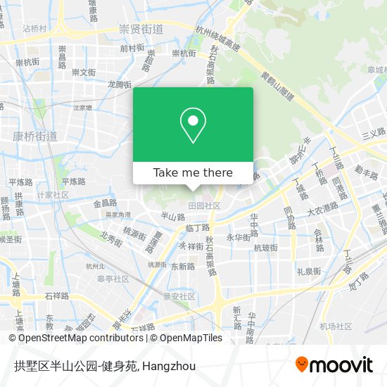 拱墅区半山公园-健身苑 map