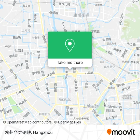 杭州华煌钢铁 map