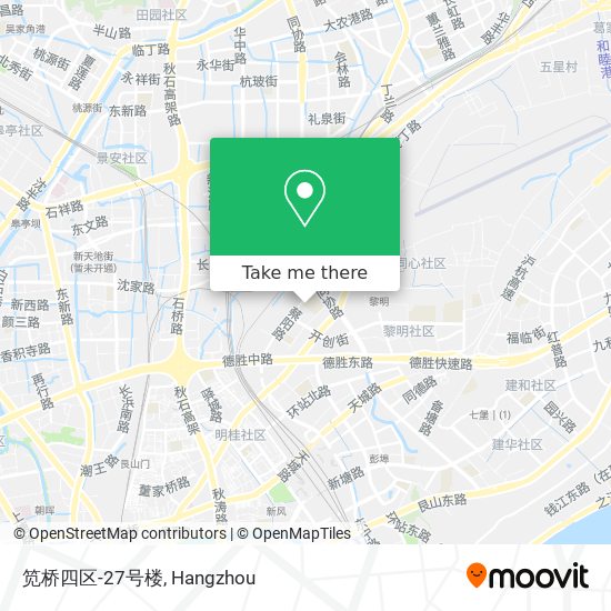 笕桥四区-27号楼 map