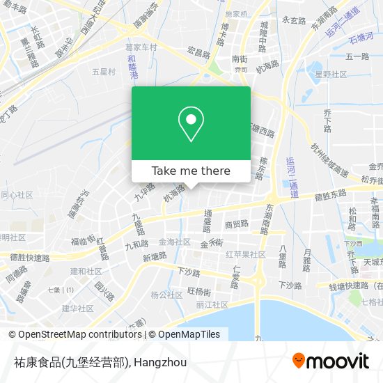 祐康食品(九堡经营部) map