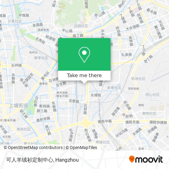 可人羊绒衫定制中心 map