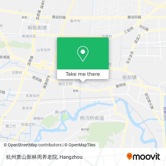 杭州萧山新林周养老院 map