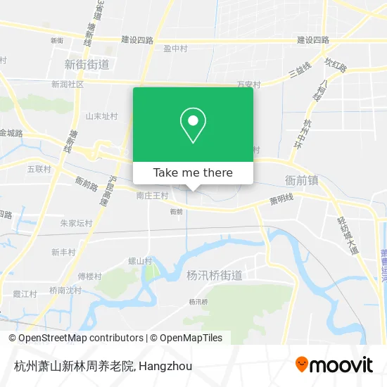 杭州萧山新林周养老院 map