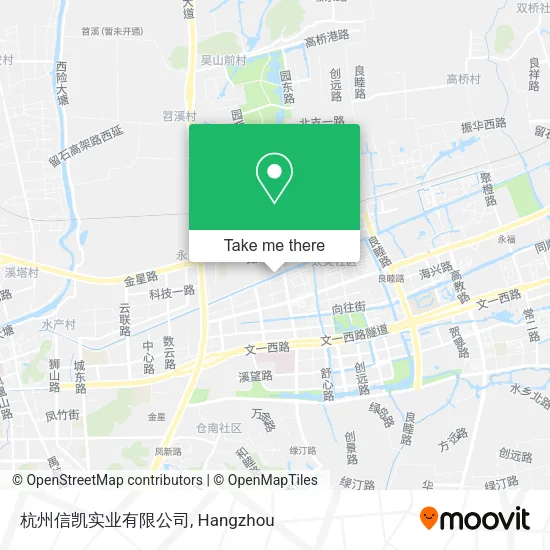 杭州信凯实业有限公司 map