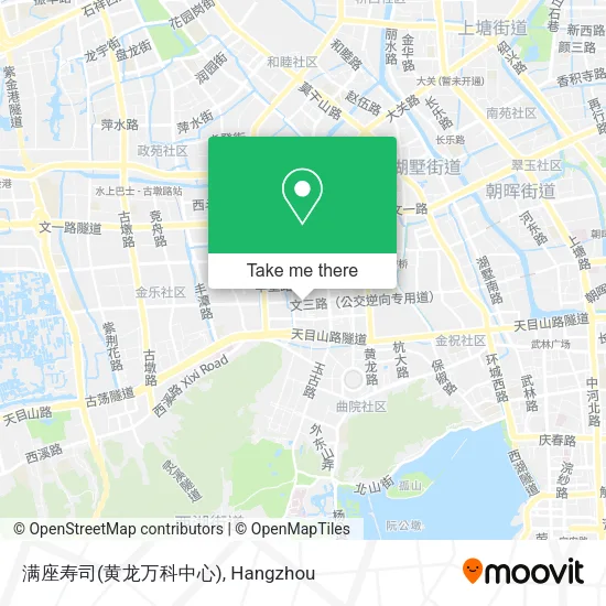 满座寿司(黄龙万科中心) map