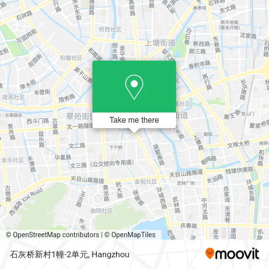 石灰桥新村1幢-2单元 map