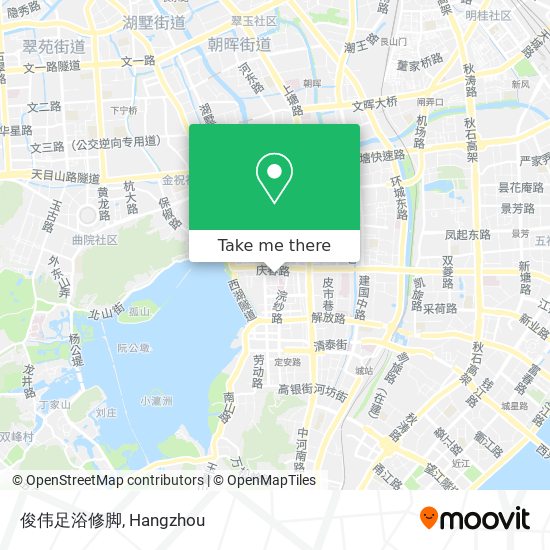 俊伟足浴修脚 map