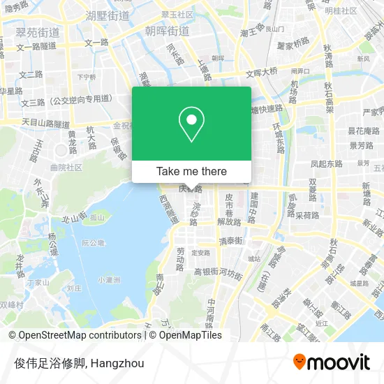俊伟足浴修脚 map