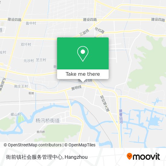 衙前镇社会服务管理中心 map