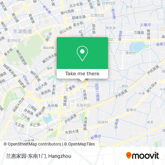 兰惠家园-东南1门 map