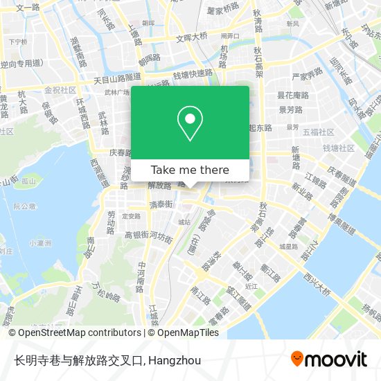 长明寺巷与解放路交叉口 map