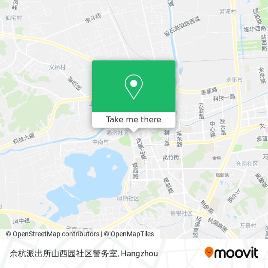 余杭派出所山西园社区警务室 map