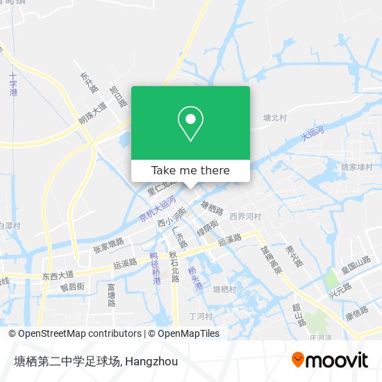 塘栖第二中学足球场 map