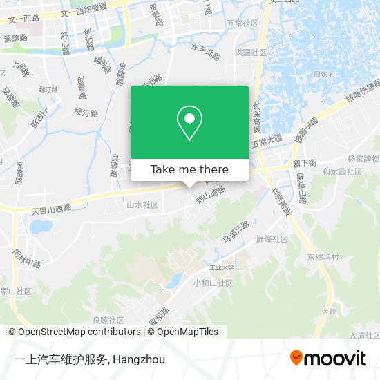 一上汽车维护服务 map