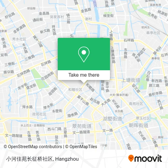 小河佳苑长征桥社区 map