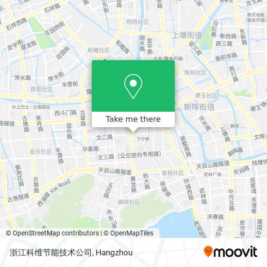 浙江科维节能技术公司 map