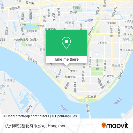 杭州泰贺塑化有限公司 map